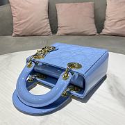 Dior Lady Mini Original Blue Size 17 cm - 4