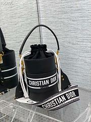 Dior Embossed Bucket Bag 9  - 1