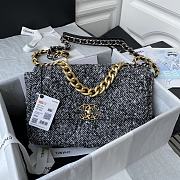 Chanel Flap Bag Woolen Size 30 cm - 1