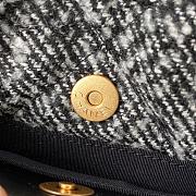 Chanel Flap Bag Woolen Size 30 cm - 3