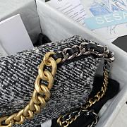 Chanel Flap Bag Woolen Size 30 cm - 5