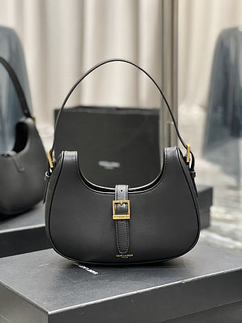 YSL Handbag Black Size 24.5 × 18 × 7 cm