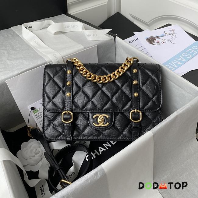 Chanel Flap Bag Black Size 17 x 25 x 8 cm - 1