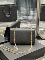 YSL Kate Chain Bag Black 354119 Size 24 x 14.5 x 5 cm - 4