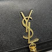 YSL Kate Chain Bag Black 354119 Size 24 x 14.5 x 5 cm - 6