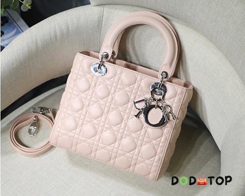 Lady Dior Handle Bag Pink Size 24 cm - 1