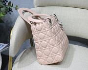Lady Dior Handle Bag Pink Size 24 cm - 3
