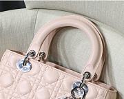 Lady Dior Handle Bag Pink Size 24 cm - 6