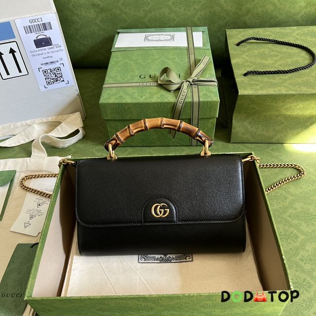 Gucci Chain Bag Black Size 26 cm - 1