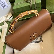 Gucci Chain Bag Brown Size 26 cm - 5