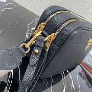 Prada Shoulder Bag Black 1BH082 Size 22 x 15 x 9 cm - 3