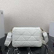 Prada Shoulder Bag White 1BD291 Size 28 x 18 x 7.5 cm - 6