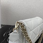 Prada Shoulder Bag White 1BD291 Size 28 x 18 x 7.5 cm - 4