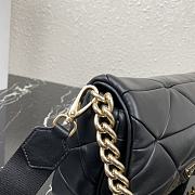 Prada Shoulder Bag Black 1BD291 Size 28 x 18 x 7.5 cm - 6