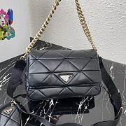 Prada Shoulder Bag Black 1BD291 Size 28 x 18 x 7.5 cm - 3