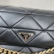 Prada Shoulder Bag Black 1BD291 Size 28 x 18 x 7.5 cm - 2