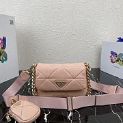 Prada Shoulder Bag Pink 1BD292 Size 21 x 16 x 7 cm - 1