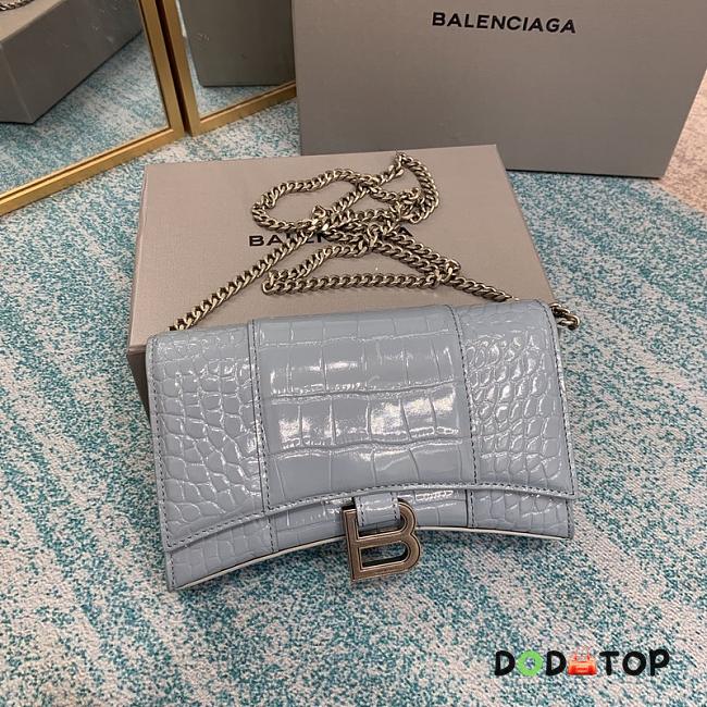 Balenciaga Crocodile Chain Bag Size 19 x 12 x 5 cm - 1