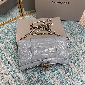 Balenciaga Crocodile Chain Bag Size 19 x 12 x 5 cm