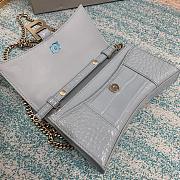 Balenciaga Crocodile Chain Bag Size 19 x 12 x 5 cm - 3