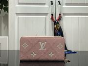 Louis Vuitton LV Wallet Pink Size 19.5x10.5x2.5 cm - 6