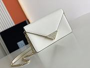 Prada Shoulder Bag White Size 21.5x14x4 cm - 1