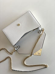 Prada Shoulder Bag White Size 21.5x14x4 cm - 4