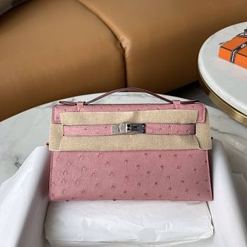 Hermes Kelly Mini Pink Size 22 cm