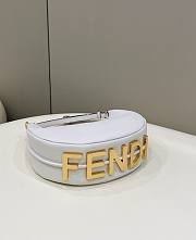Fendi Fendigraphy leather bag White Size 29 x 24.5 x 10 cm - 1