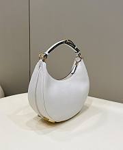 Fendi Fendigraphy leather bag White Size 29 x 24.5 x 10 cm - 6