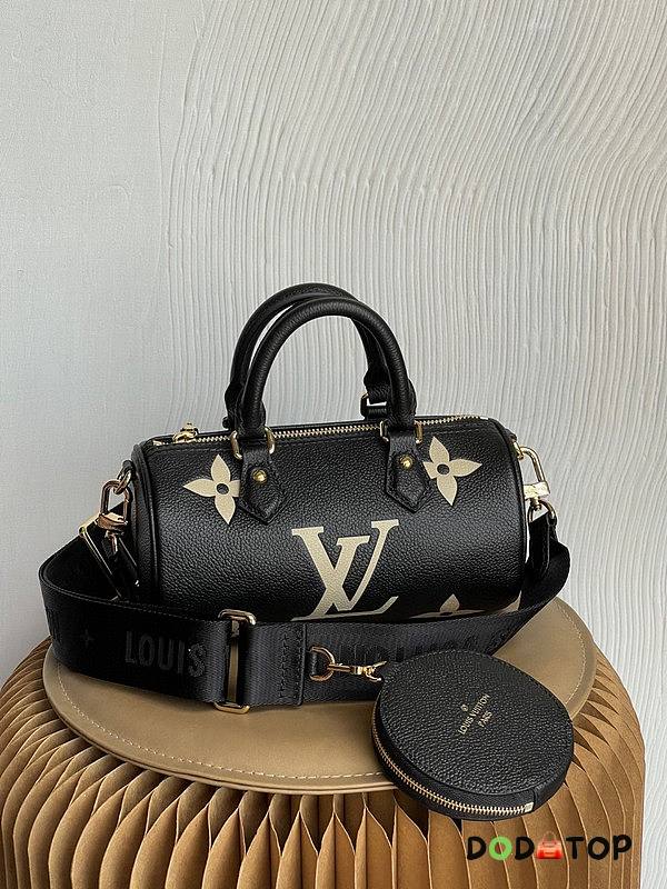 Louis Vuitton LV Papillon Bb Black Beige M45980 Size 20 x 10 x 10 cm - 1