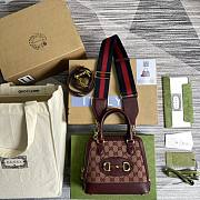 Gucci Handbag Red Size 20 x 19.5 x 7.5 cm - 1