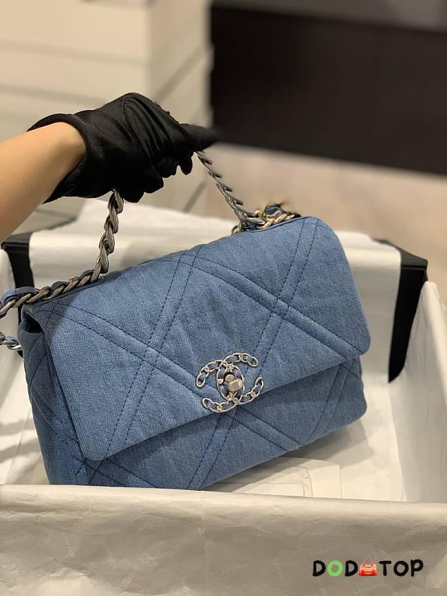 Chanel Denim Flap Bag Size 26 cm - 1
