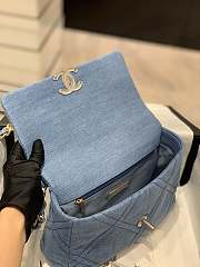 Chanel Denim Flap Bag Size 26 cm - 4