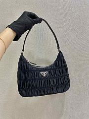 Prada Hobo Underarm Bag Black 1NE204 Size 22 x 14 x 6 cm - 3