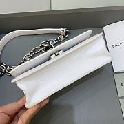 Balenciaga Crocodile Shoulder Bag White 92726 Size 19 x 5.5 x 10 cm - 4