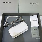 Balenciaga Crocodile Shoulder Bag White 92726 Size 19 x 5.5 x 10 cm - 5