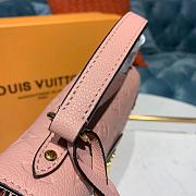 LV Georges BB Rose Poudré Pink Grain Leather M53942 Size 27.5 x 17 x 11.5 cm - 2