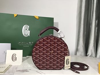 Goyard Box Bag Red Size 18 x 16.5 x 7 cm