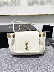 YSL Shoulder Bag White Size 18 x 13 x 6 cm  - 4