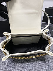 YSL Shoulder Bag White Size 18 x 13 x 6 cm  - 6