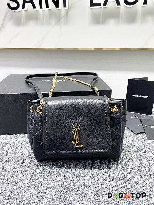 YSL Shoulder Bag Black Size 18 x 13 x 6 cm - 1