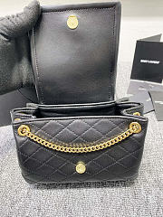 YSL Shoulder Bag Black Size 18 x 13 x 6 cm - 2