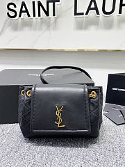 YSL Shoulder Bag Black Size 18 x 13 x 6 cm - 3