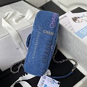 Chanel Graffiti Denim Cf Bag 9 AS3135 Size 23x14x8 cm - 2