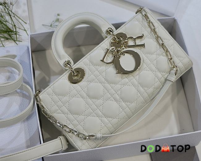 Dior Lady D-Joy Milk White Size 26 x 13.5 x 5 cm - 1