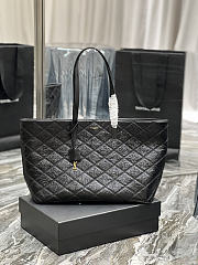 YSL Shopping Tote Bag Black 38×28×13 cm - 1