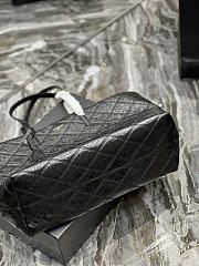 YSL Shopping Tote Bag Black 38×28×13 cm - 3