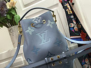 Louis Vuitton Original Monogram Canvas Neonoe Bag Blue Size 20 x 20 x 13 cm - 6