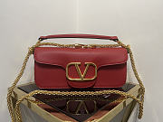 Valentino Chain Bag Red Size 27 x 13 x 6 cm - 1